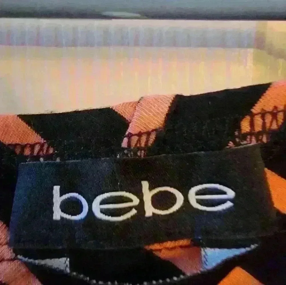 Bebe Double Split Skirt Size Med